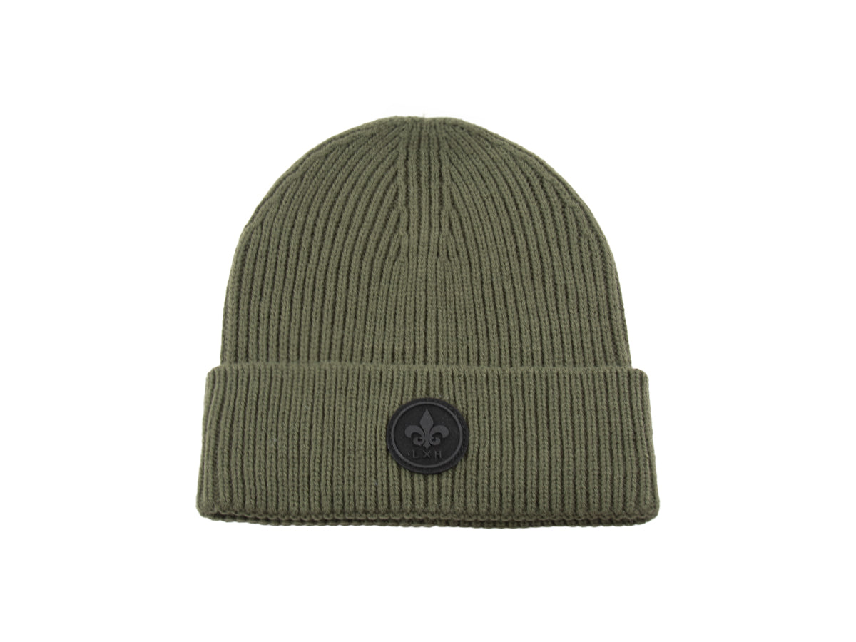 Khaki Thick Knit Hat