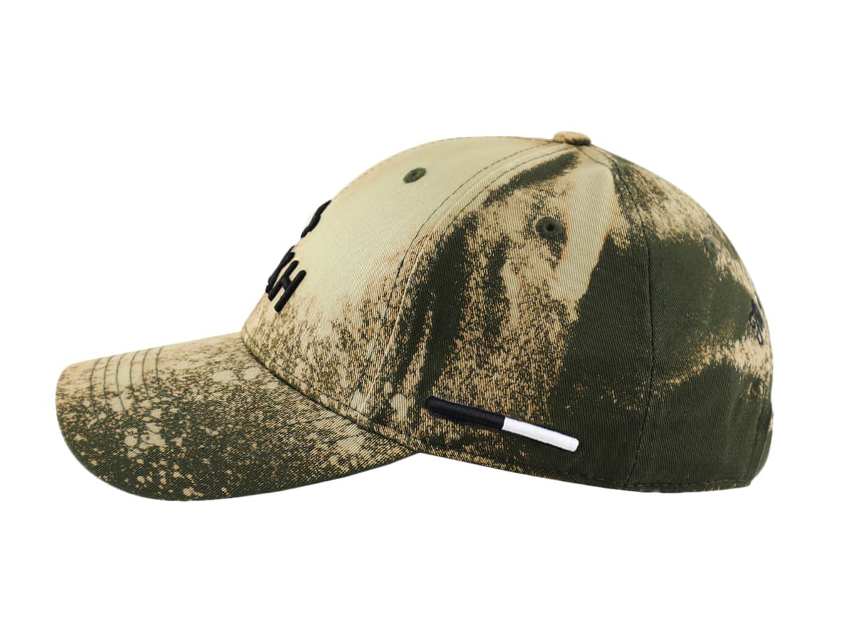 “Heritage” Cotton Tie &amp; Dye Cap Khaki