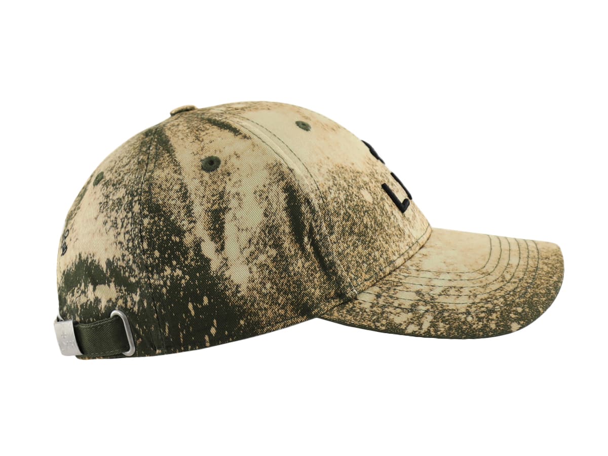 “Heritage” Cotton Tie &amp; Dye Cap Khaki