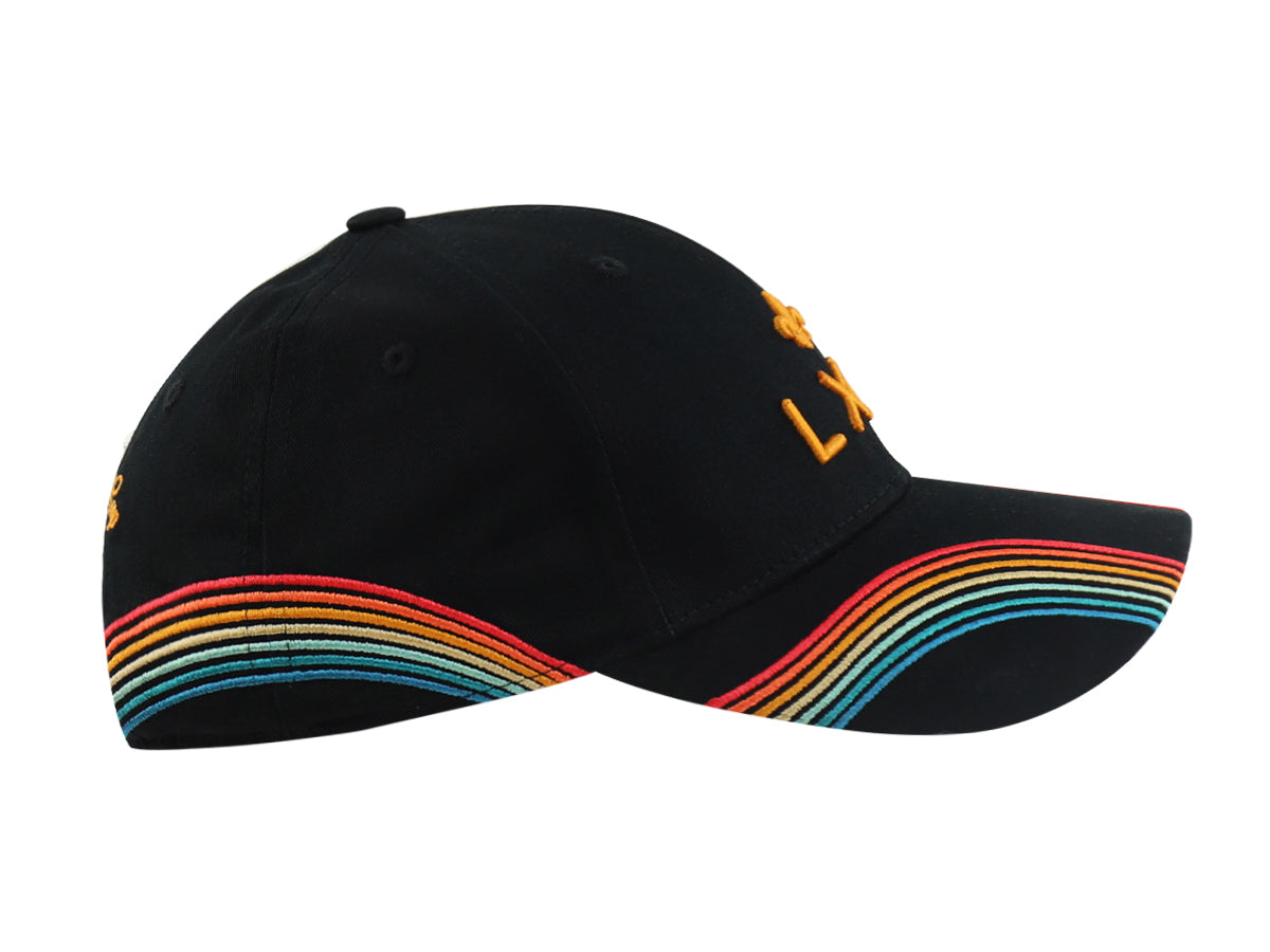 “Heritage” Retro Cap Black / Orange