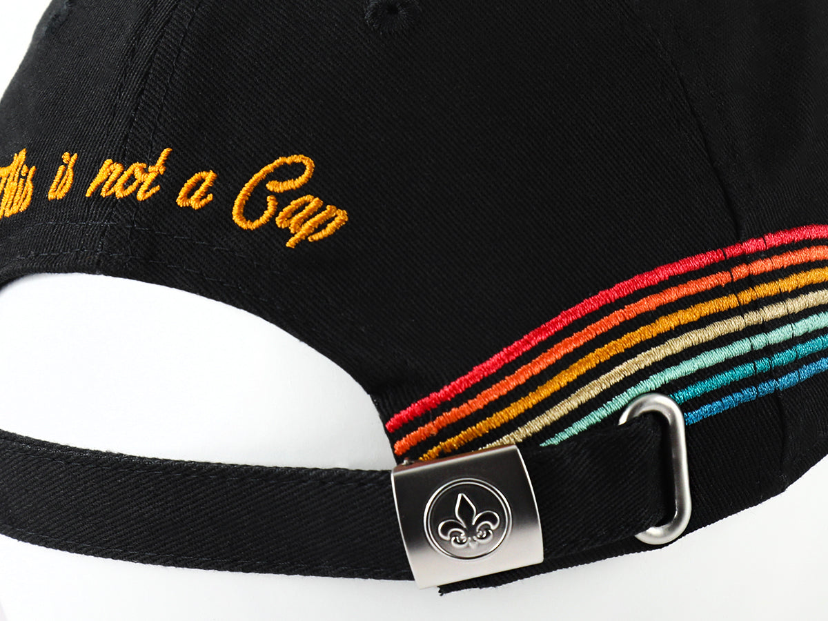 “Heritage” Retro Cap Black / Orange