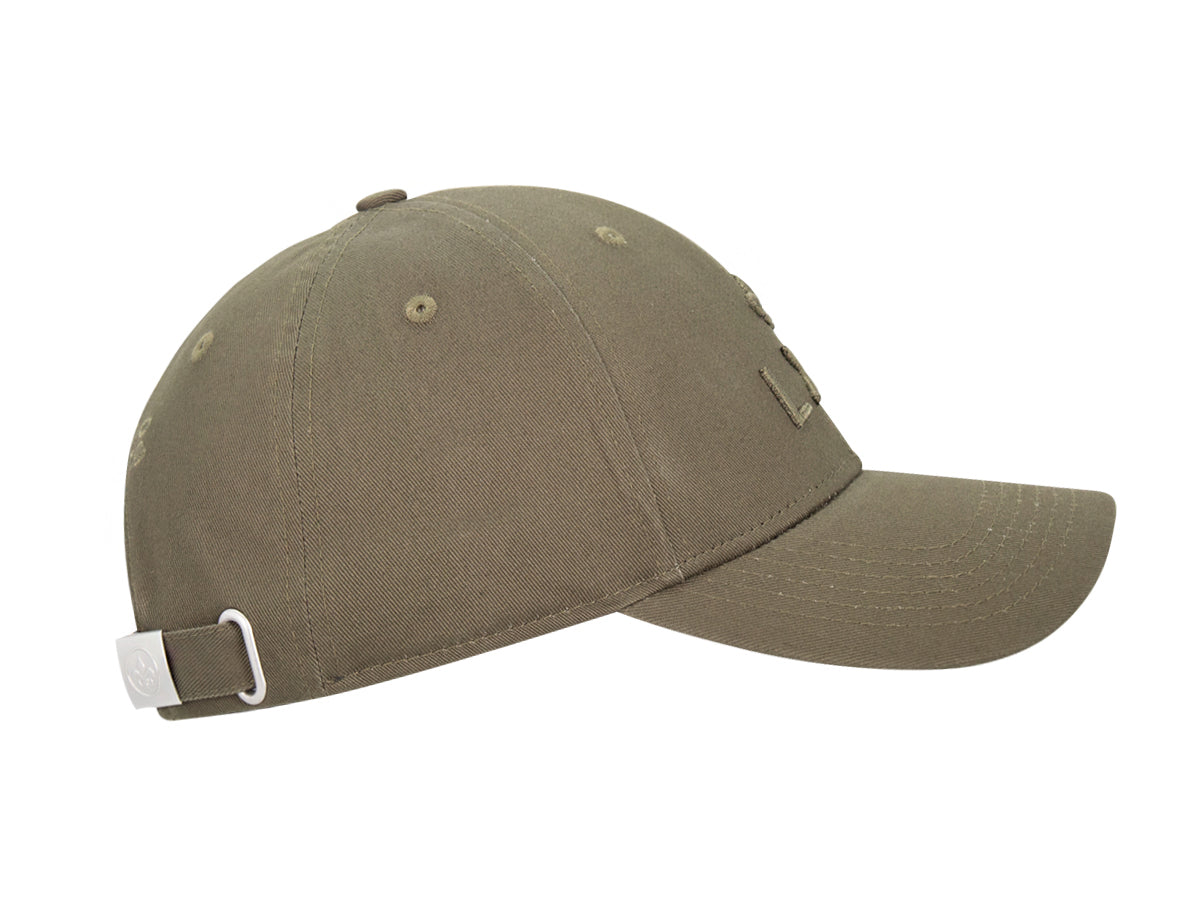 Casquette « Héritage » Coton Ton sur Ton Kaki