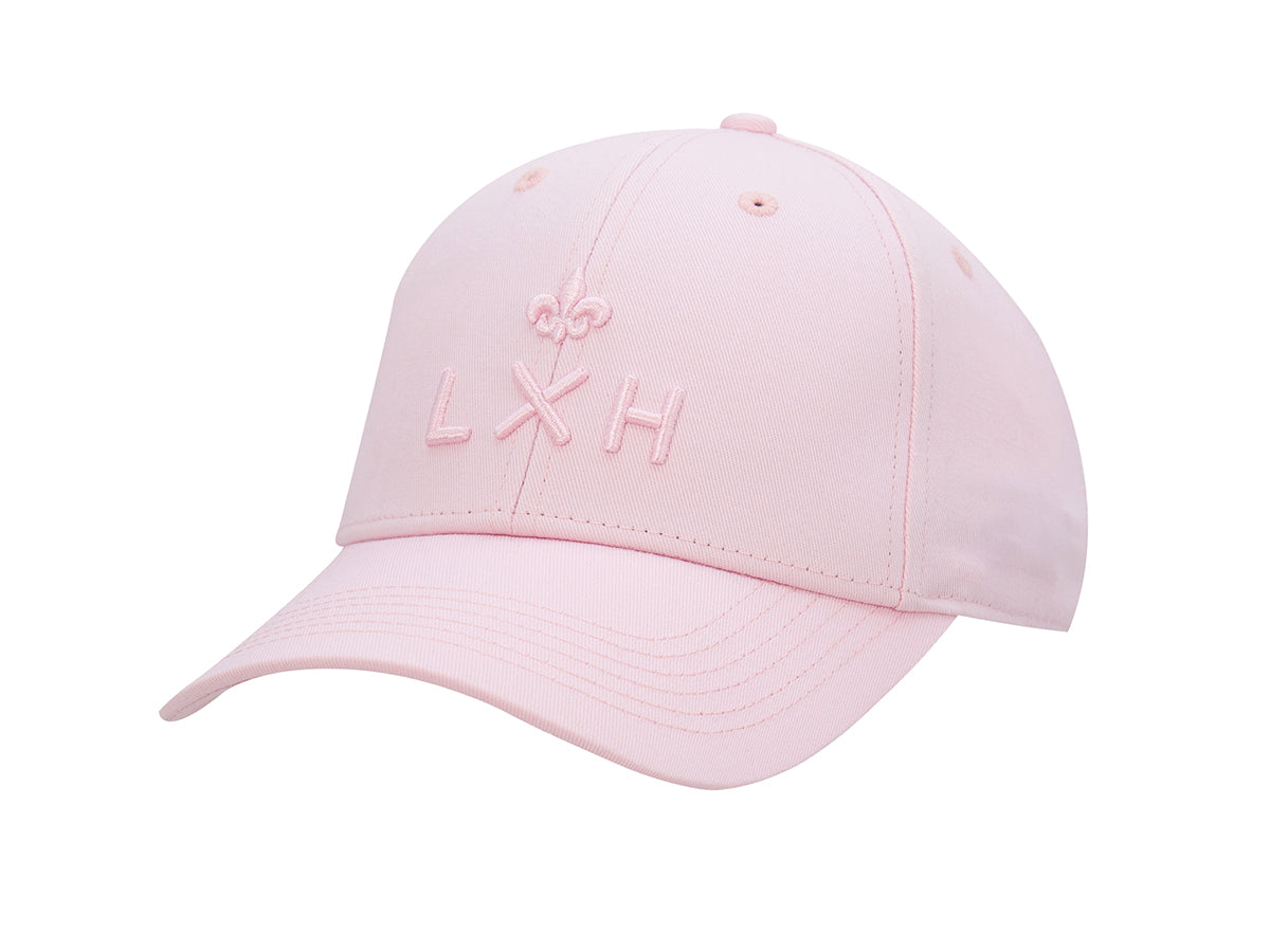 Casquette « Héritage » Coton Ton sur Ton Sans Ligne Rose Cristal