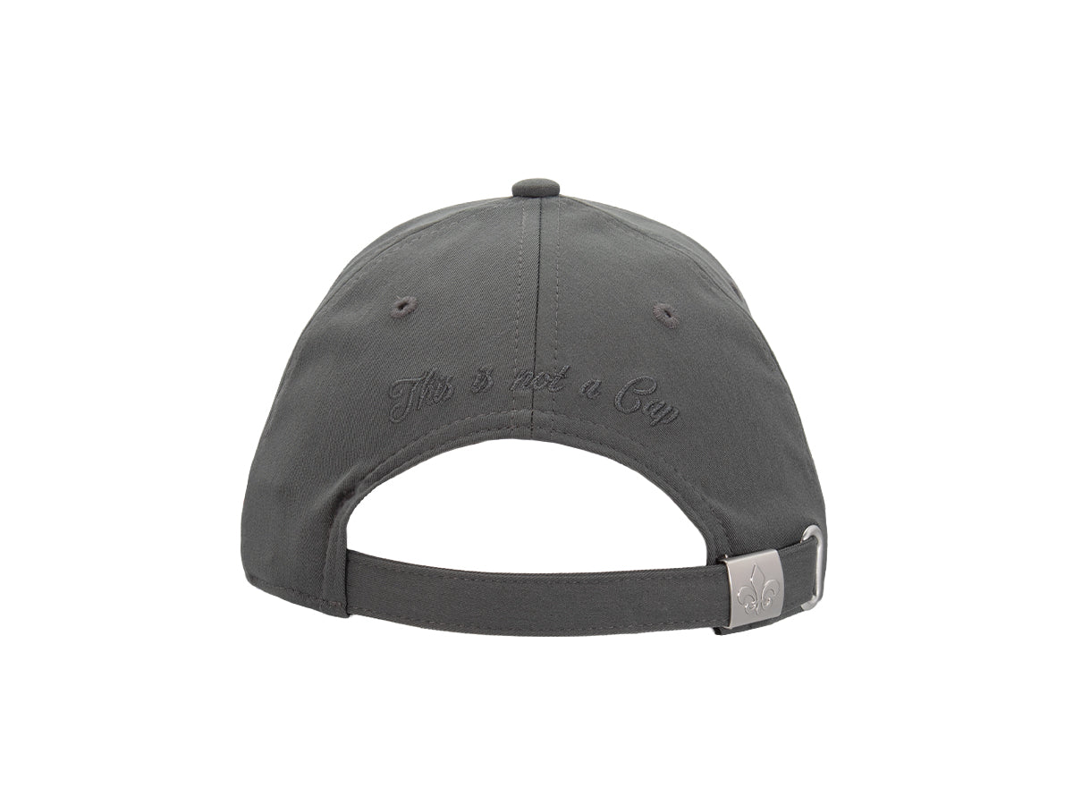 Dark Gray Heritage Tone-on-Tone Cotton Cap