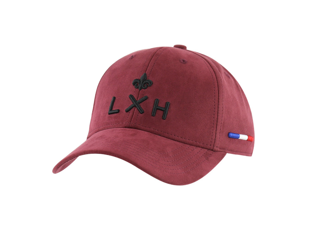 Casquette « Héritage » Suédine Lie de vin