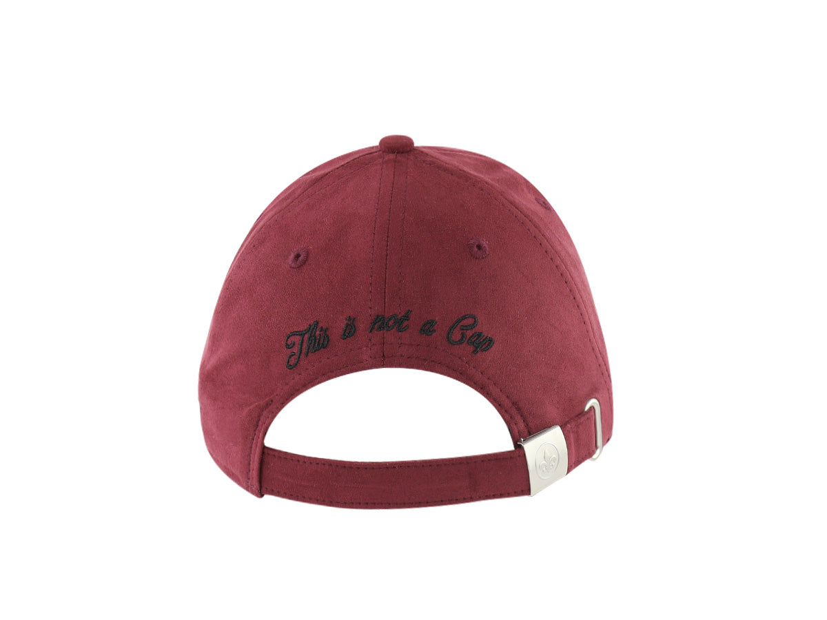 Casquette « Héritage » Suédine Lie de vin