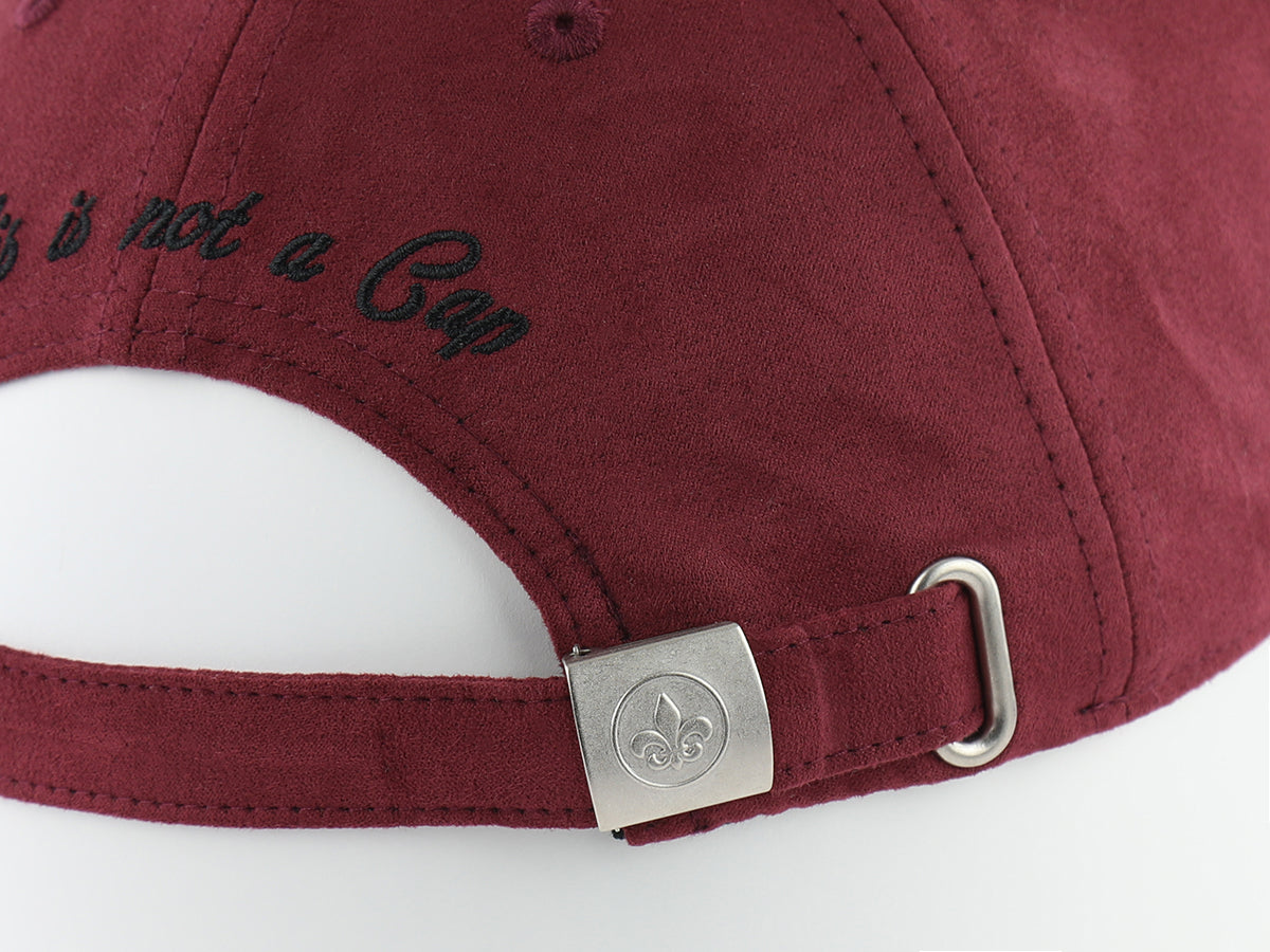 “Heritage” Suede Cap Wine Lees