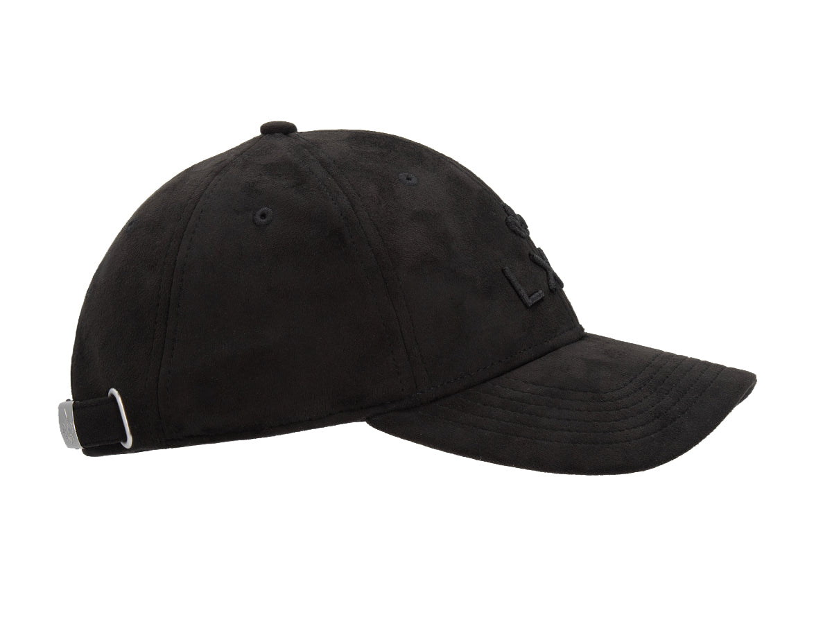 Black Suede Tone-on-Tone Heritage Cap
