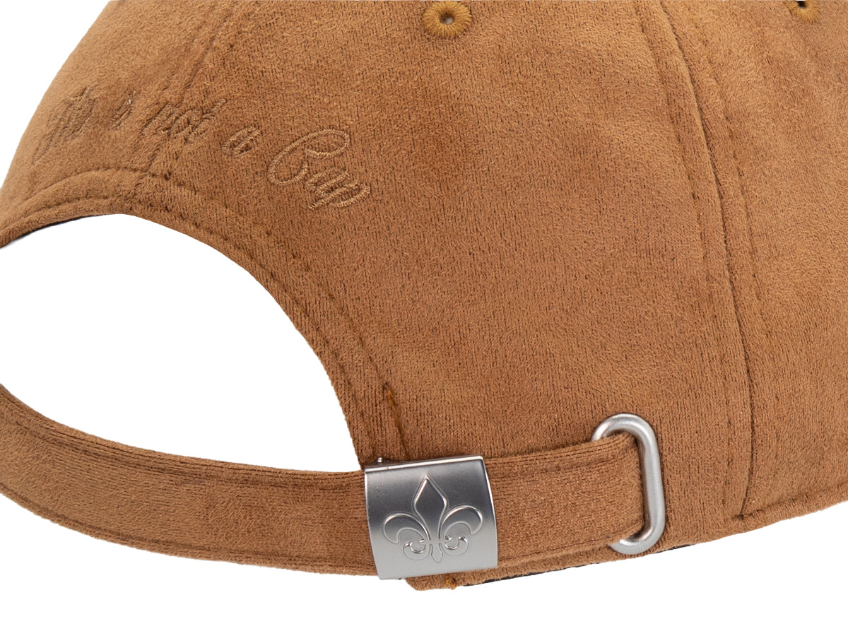 Camel Suede Tone-on-Tone Heritage Cap