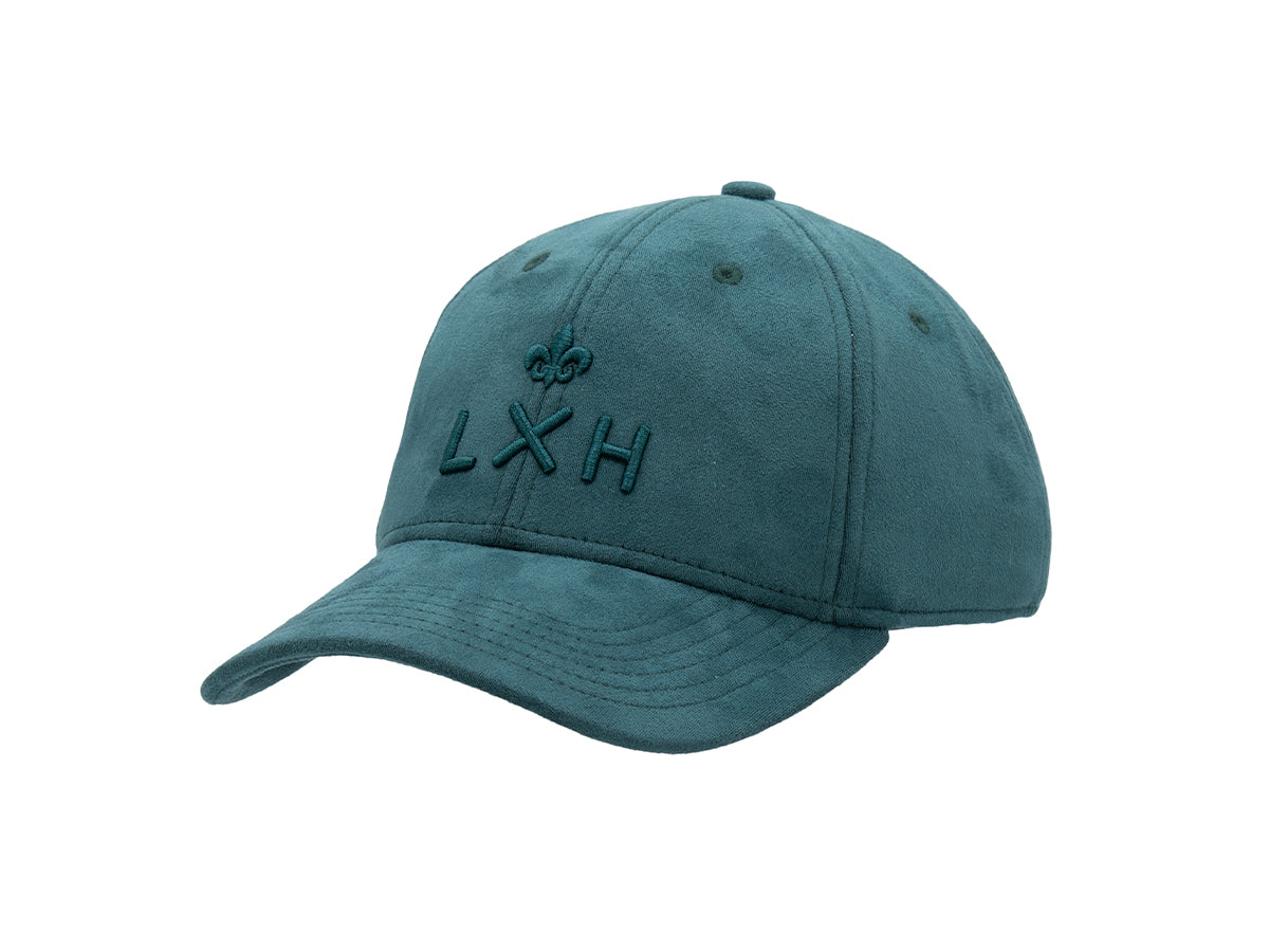 Heritage Tone-on-Tone Faux Suede Cap Duck Blue