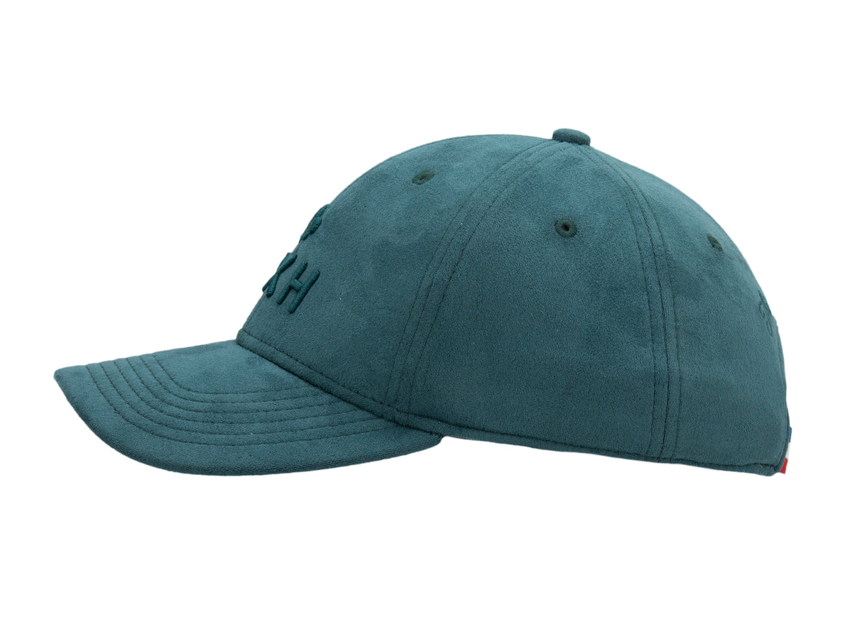 Heritage Tone-on-Tone Faux Suede Cap Duck Blue