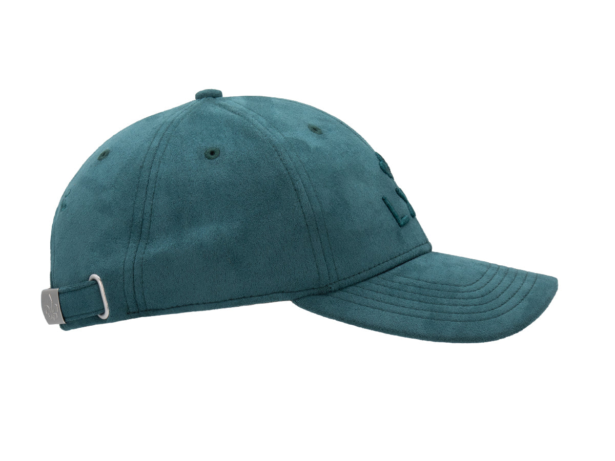 Heritage Tone-on-Tone Faux Suede Cap Duck Blue