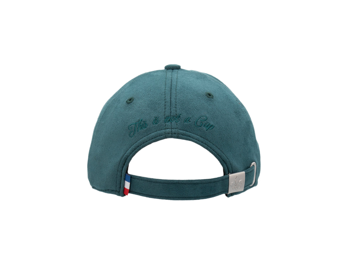 Heritage Tone-on-Tone Faux Suede Cap Duck Blue