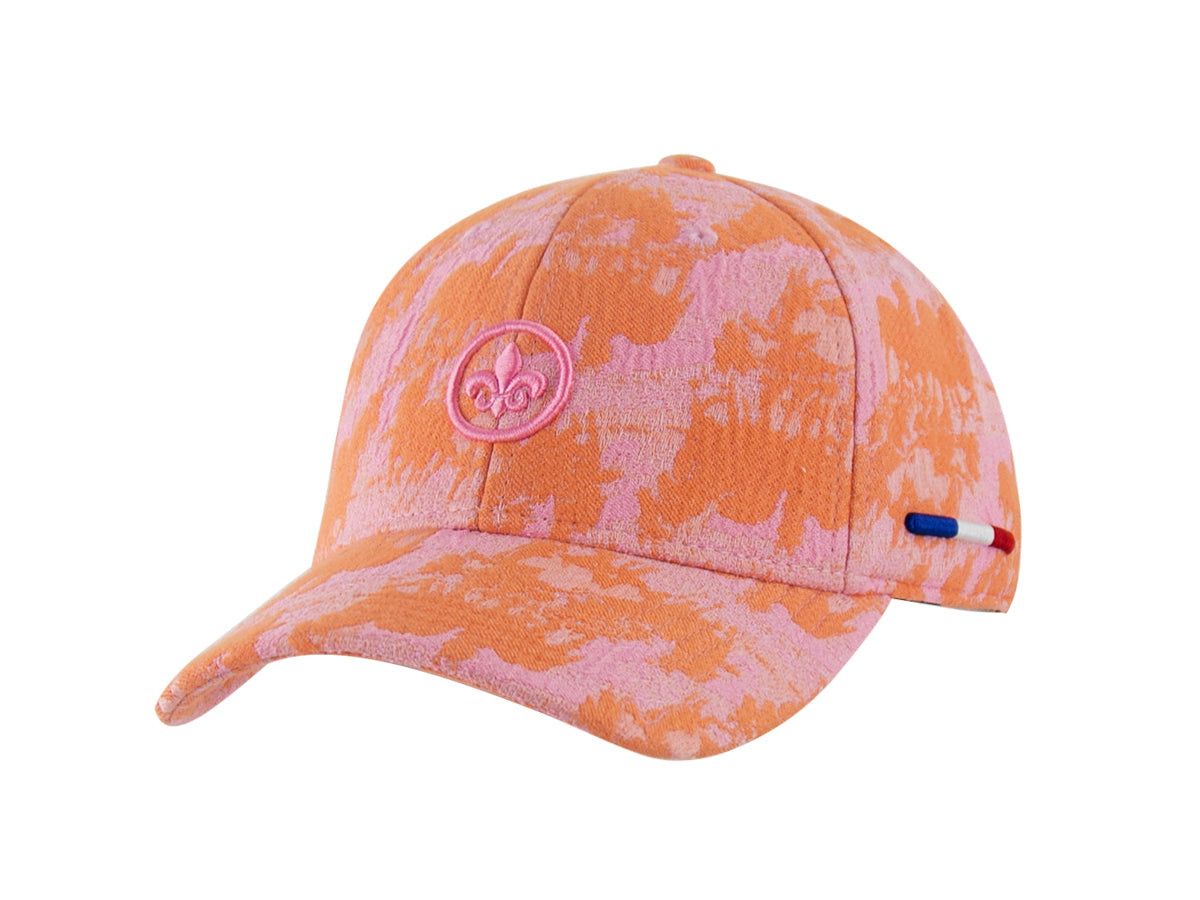 “Heritage” Cap Toile de Jouy Pink