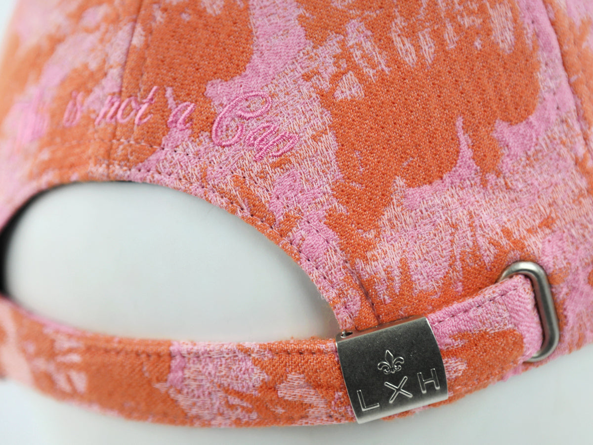 “Heritage” Cap Toile de Jouy Pink