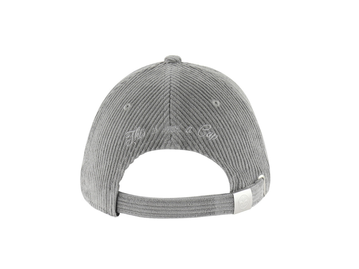 Casquette « Héritage » Velours Côtelé Full Gris