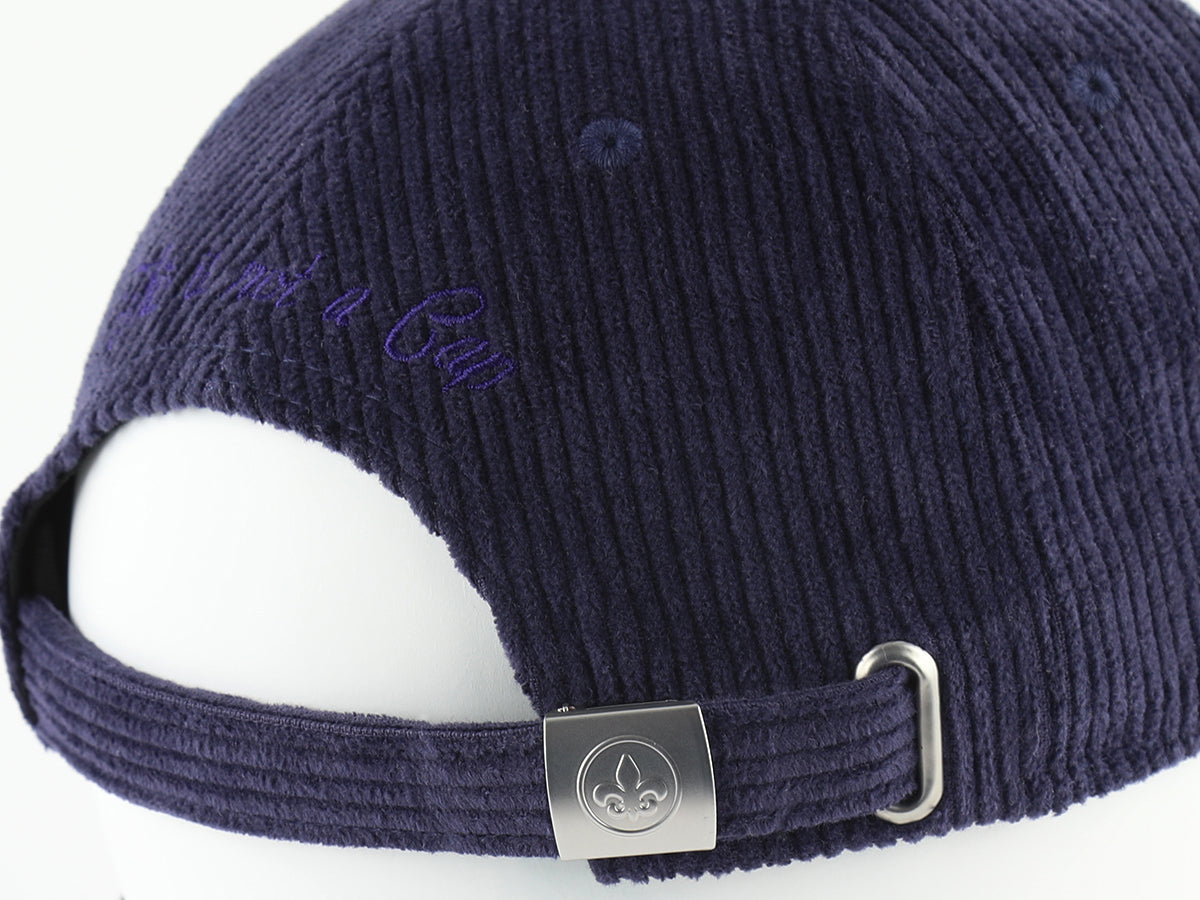 Casquette « Héritage » Velours Côtelé Full Indigo