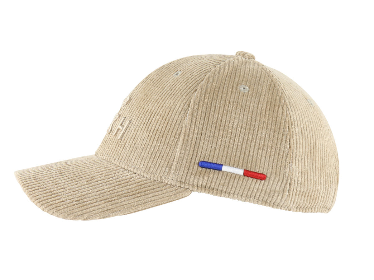 Casquette « Héritage » Velours Côtelé Full Beige Foncé