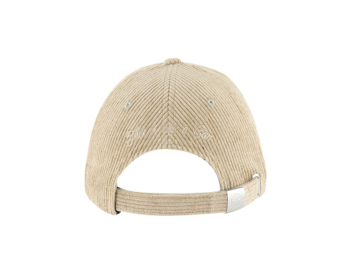 Casquette « Héritage » Velours Côtelé Full Beige Foncé