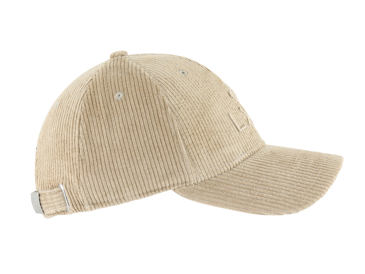 Casquette « Héritage » Velours Côtelé Full Beige Foncé