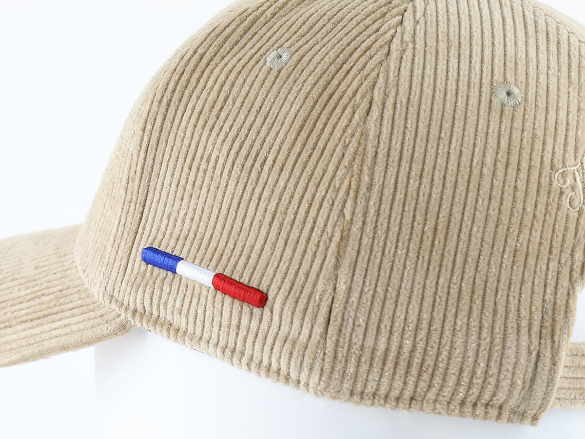 Dark Beige Full Corduroy “Heritage” Cap