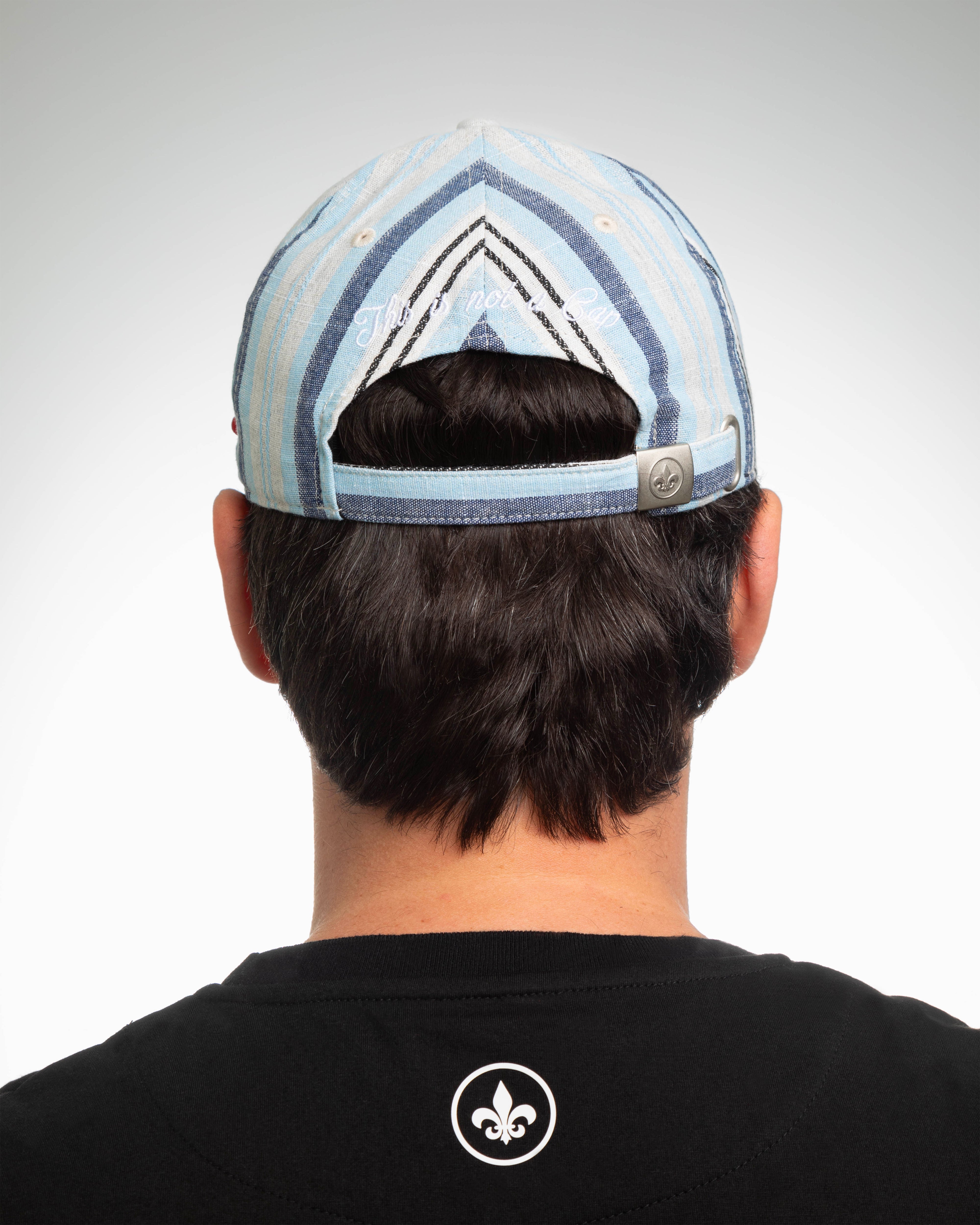 “Heritage” Cap Blue Striped Patterns