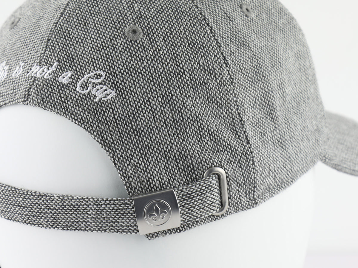 Casquette « Héritage » Laine Piquée Gris