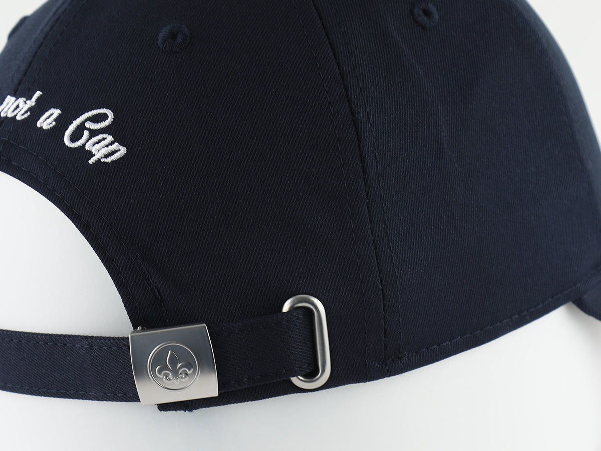 Navy Blue Cotton Terry Cloth “Heritage” Cap