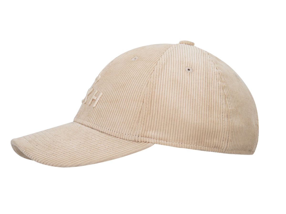 Casquette « Héritage » Velours Côtelé Ton sur Ton Beige avec broderie LXH pour un style décontracté