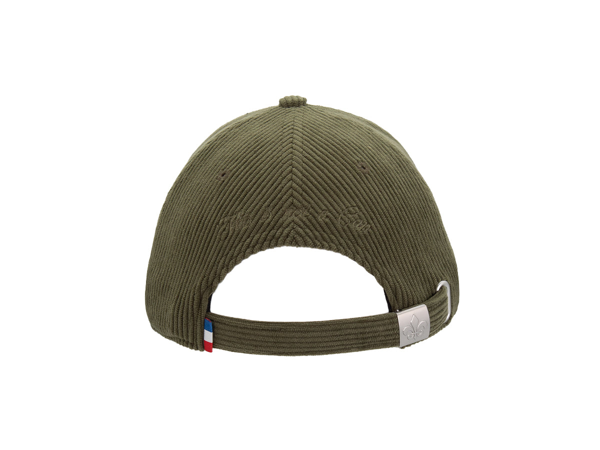 Khaki Corduroy Tone-on-Tone Heritage Cap