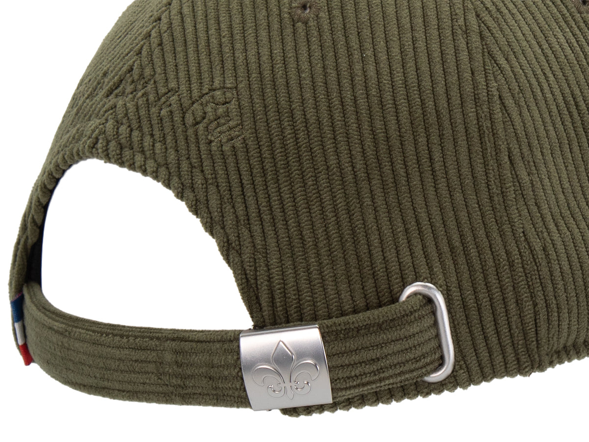 Khaki Corduroy Tone-on-Tone Heritage Cap