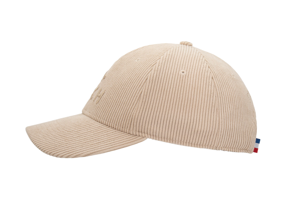 Beige Corduroy Tone-on-Tone Heritage Cap