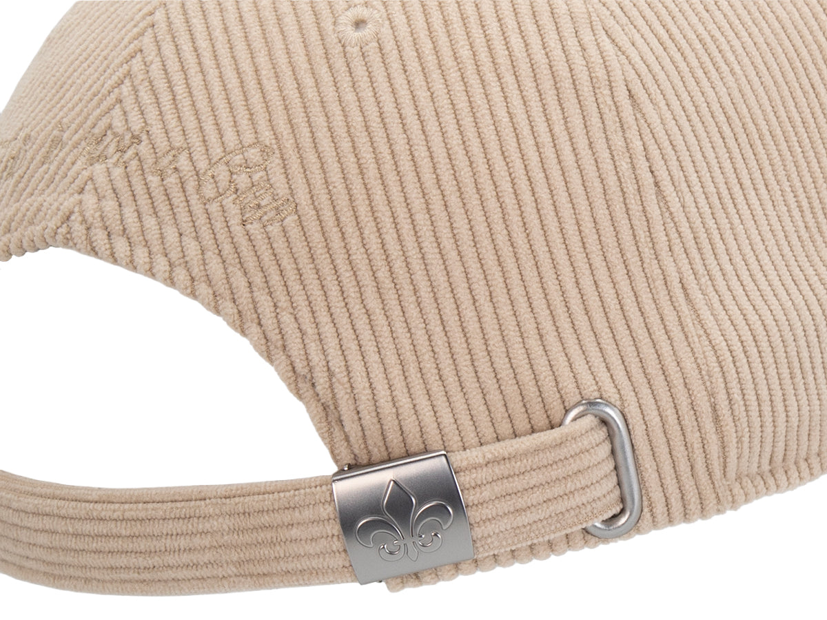 Beige Corduroy Tone-on-Tone Heritage Cap