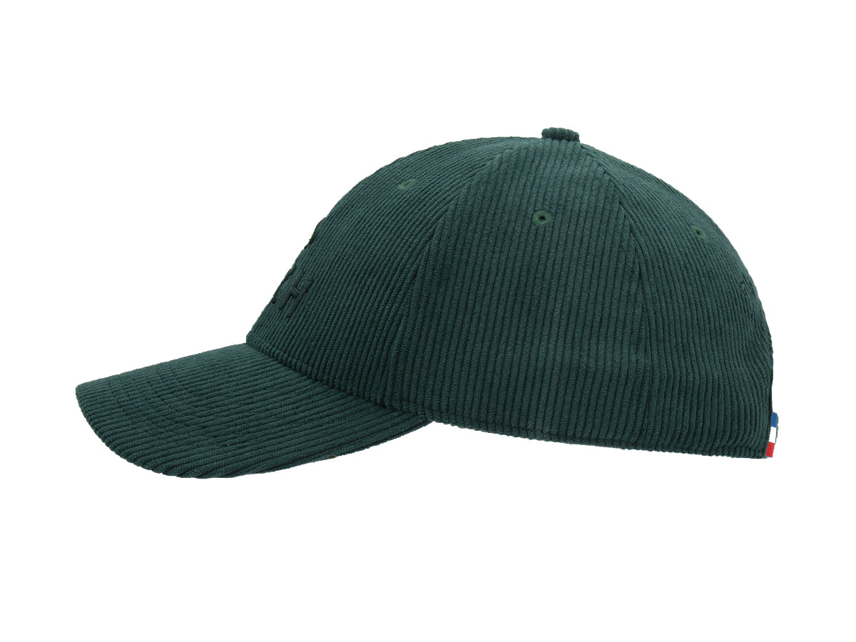 Forest Green Corduroy Tone-on-Tone Heritage Cap