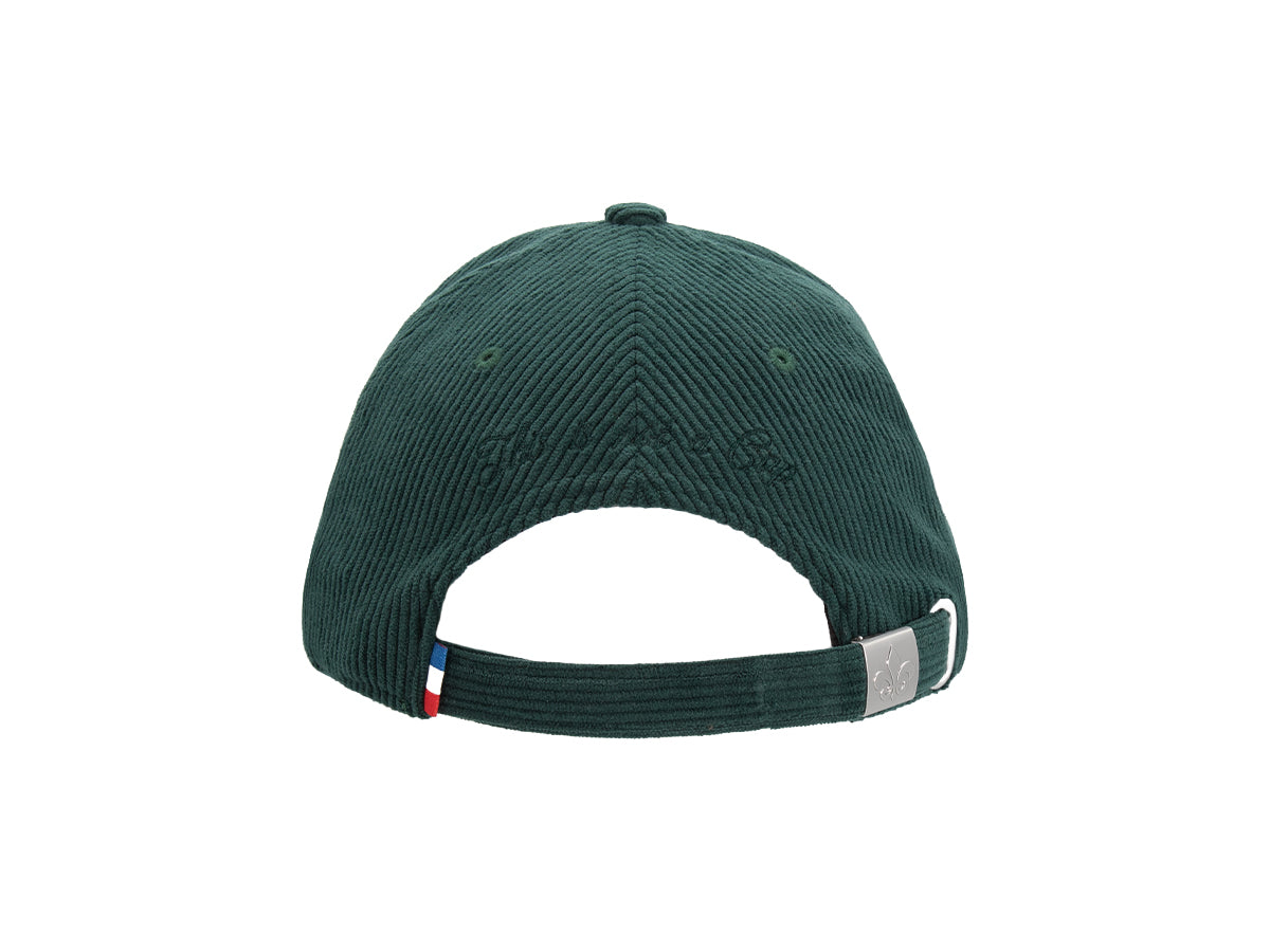 Forest Green Corduroy Tone-on-Tone Heritage Cap
