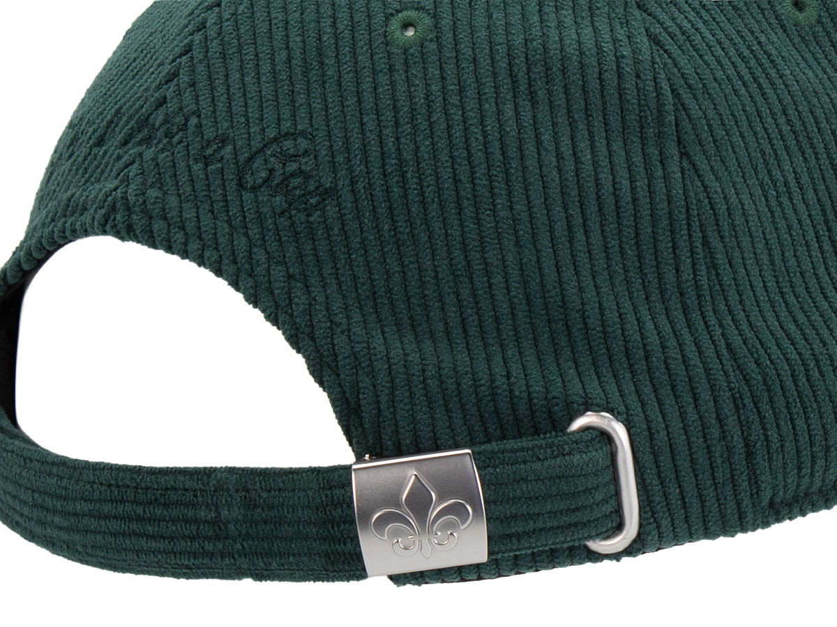 Forest Green Corduroy Tone-on-Tone Heritage Cap
