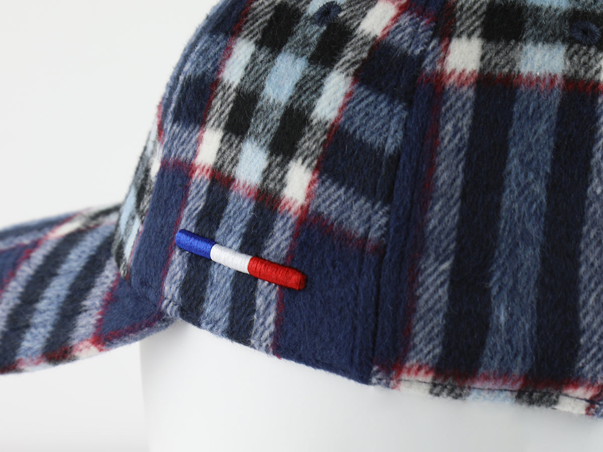 Casquette « Héritage » Tartan Bleu Marine