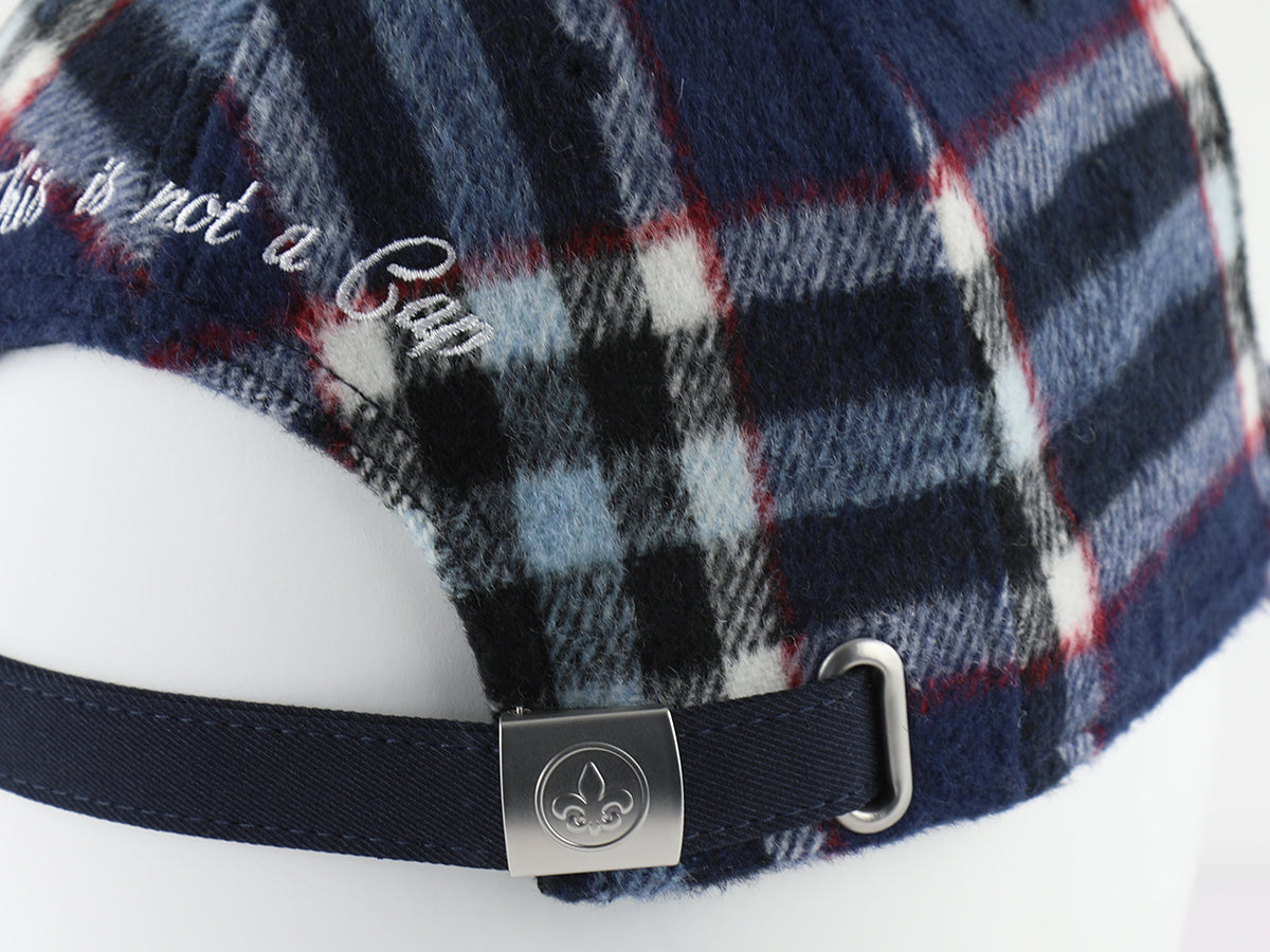 Casquette « Héritage » Tartan Bleu Marine