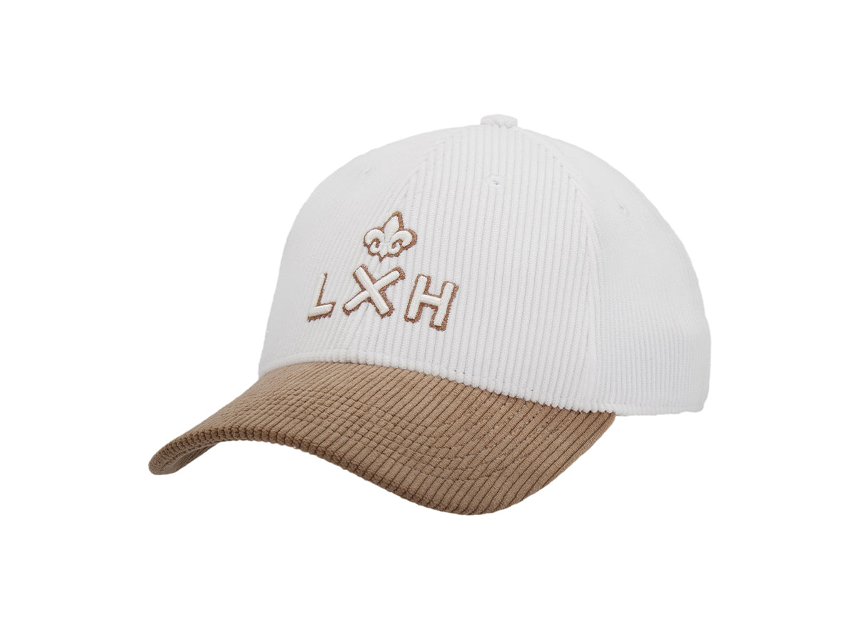 Cream-Coffee Corduroy Heritage Cap