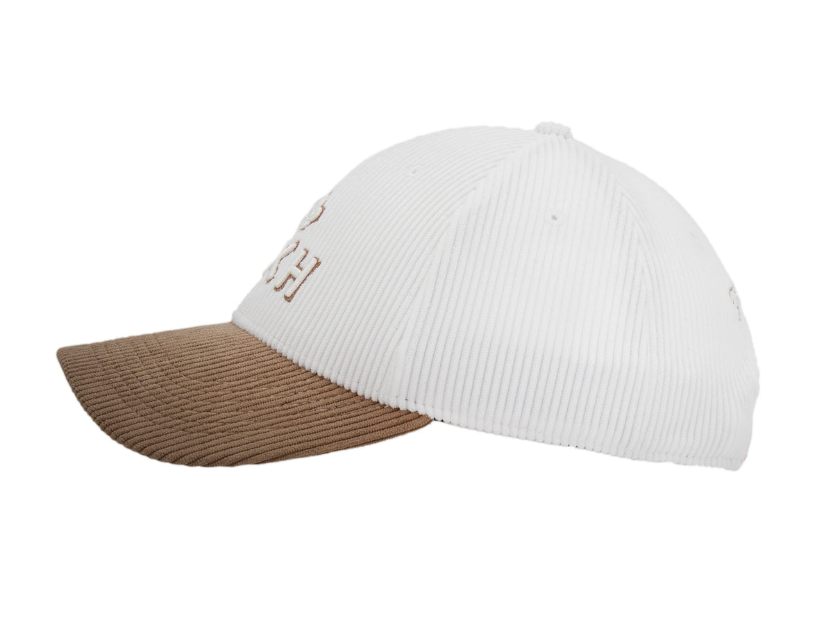Cream-Coffee Corduroy Heritage Cap