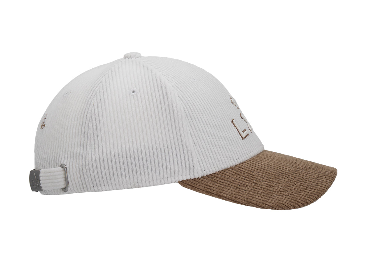 Cream-Coffee Corduroy Heritage Cap