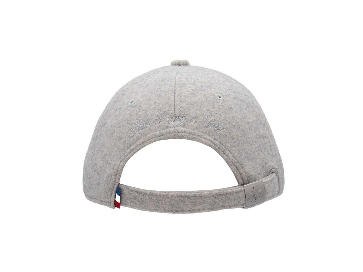 Heritage Felt Cap Tone-on-Tone Light Grey