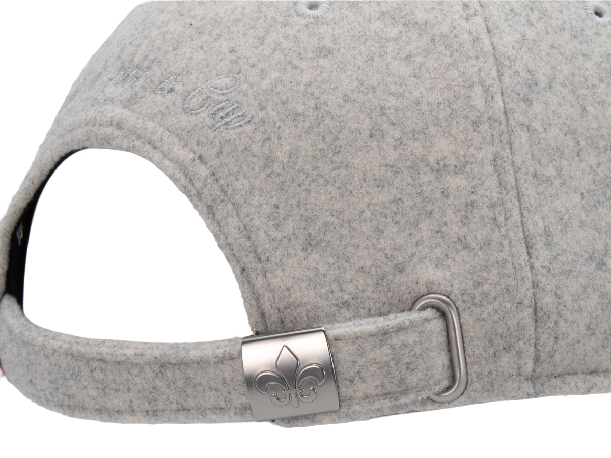 Heritage Felt Cap Tone-on-Tone Light Grey
