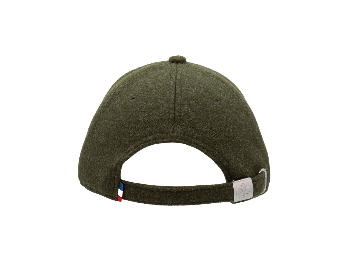 Heritage Felt Cap Tone-on-Tone Khaki