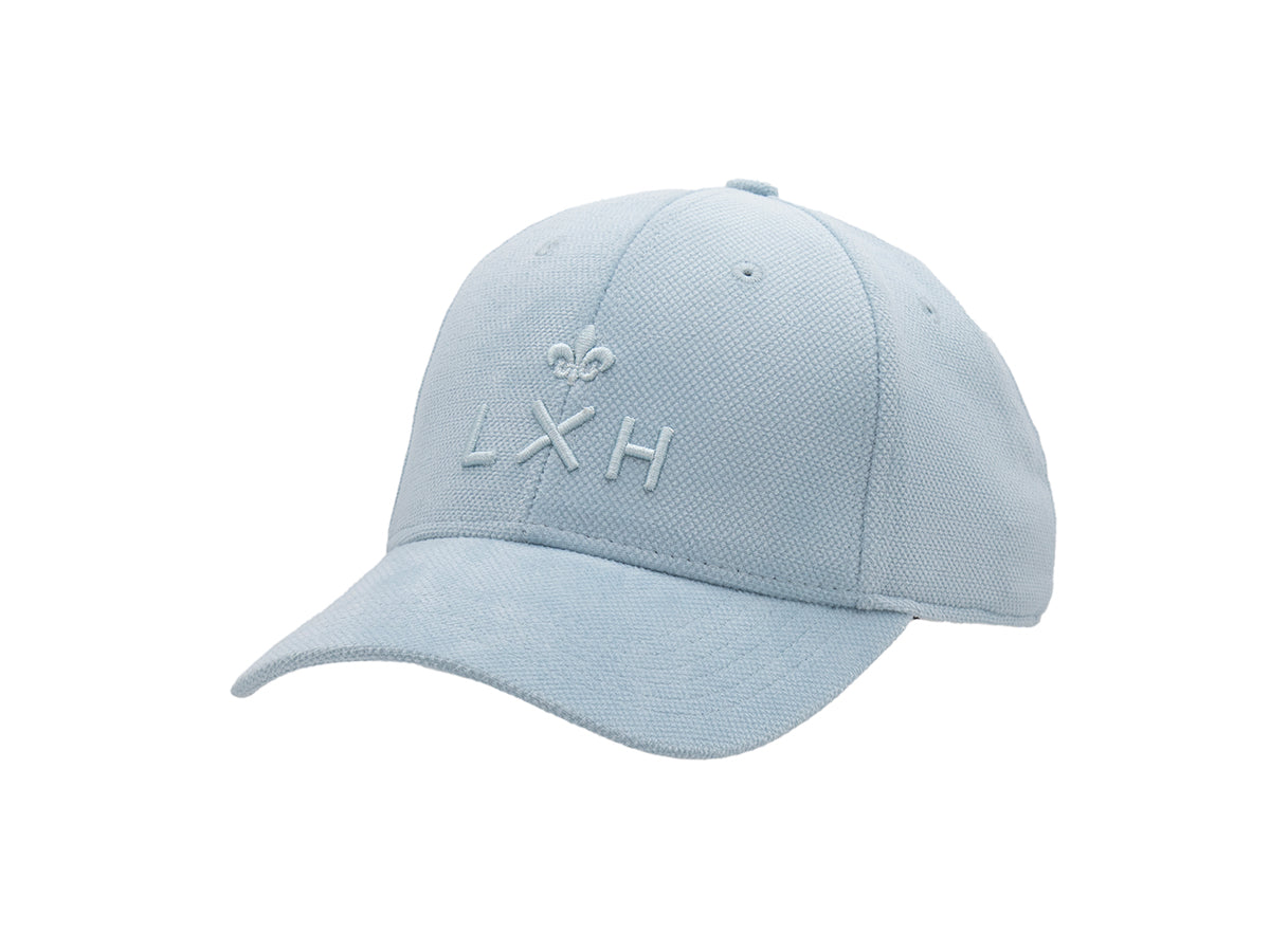 Casquette Héritage Ton sur Ton Peau de Pêche Bleu