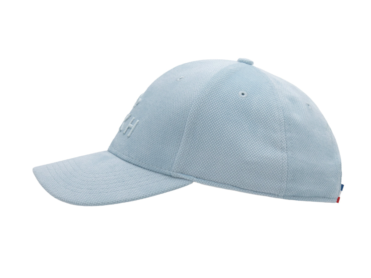 Casquette Héritage Ton sur Ton Peau de Pêche Bleu