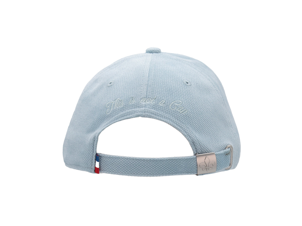 Casquette Héritage Ton sur Ton Peau de Pêche Bleu