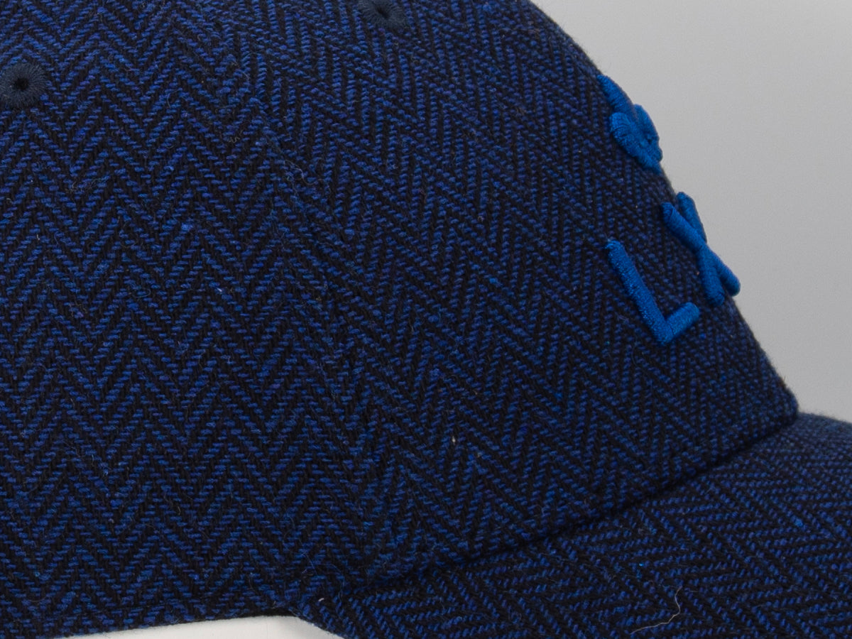 Casquette « Héritage » Ton sur Ton Chevron Bleu