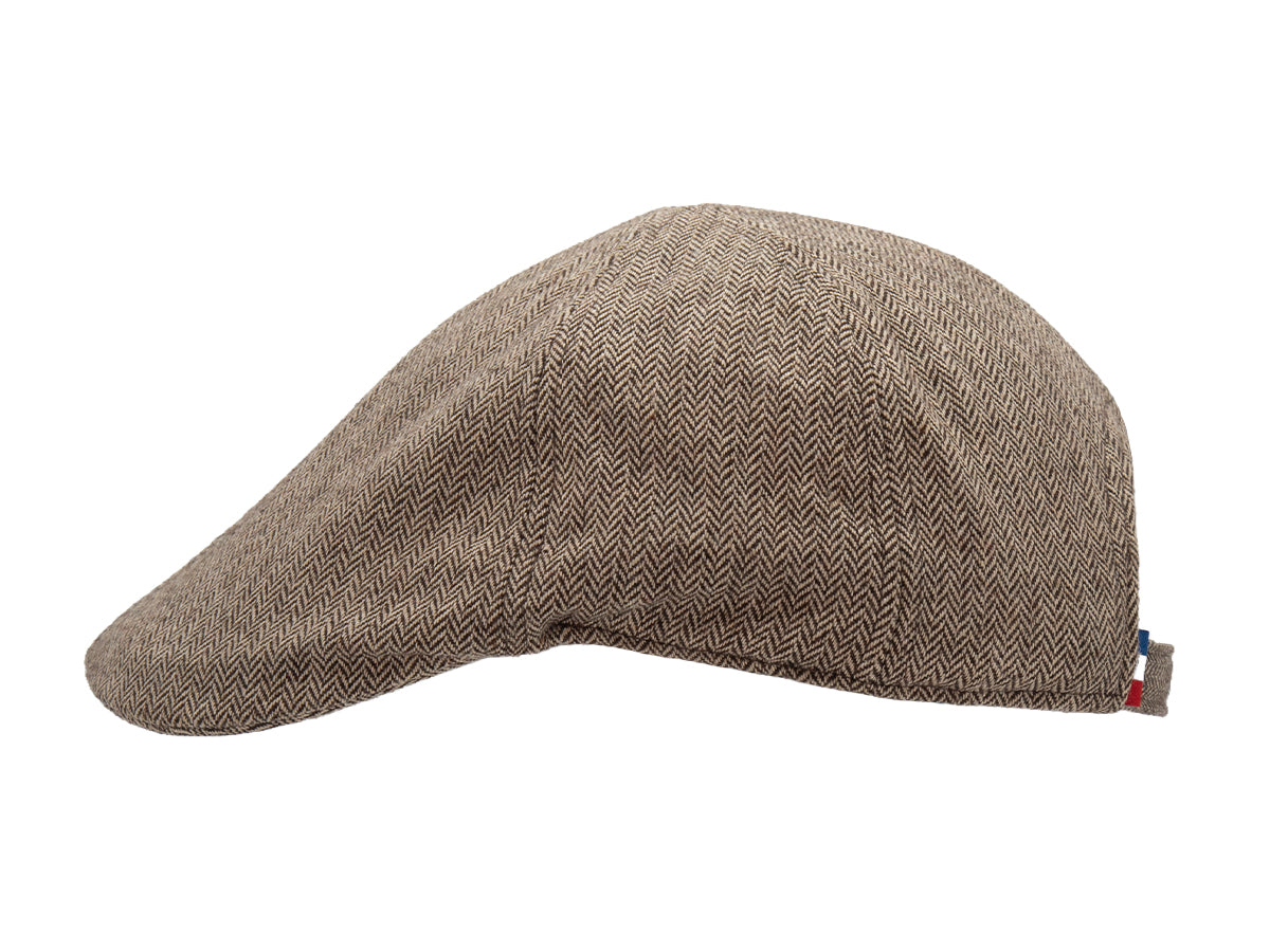 Brown Chevron Beret
