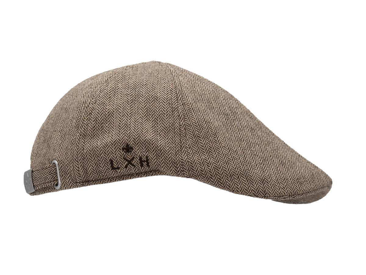 Brown Chevron Beret